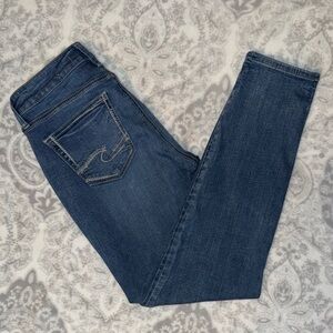 Suki Skinny Silver Jeans Women’s